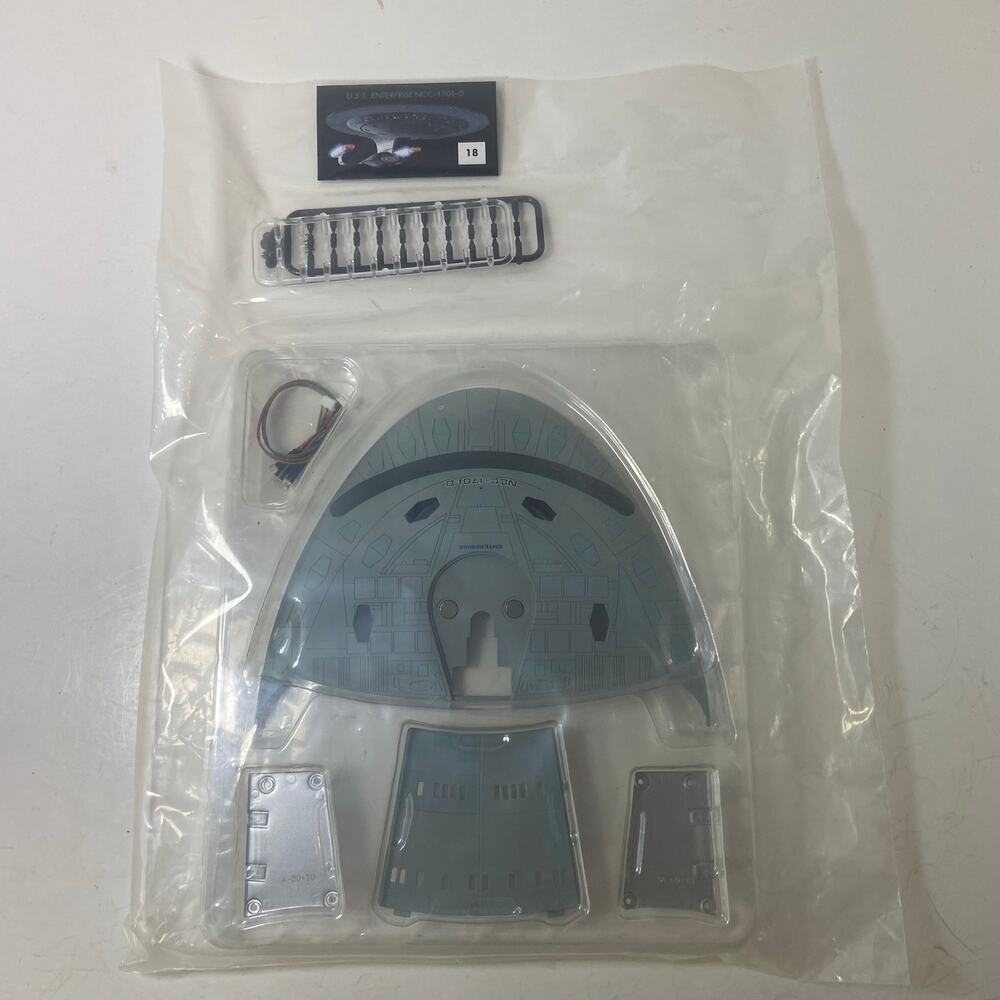 Fanhome Star Trek Model Eagle Moss Build The USS Enterprise NCC-1701D Ship #18 N